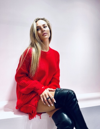 Пуловер Olivia Red