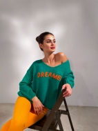Пуловер Dreamer green 