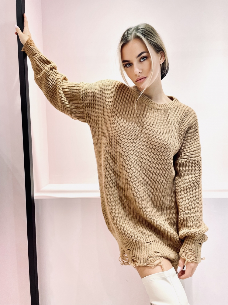 Пуловер Olivia beige